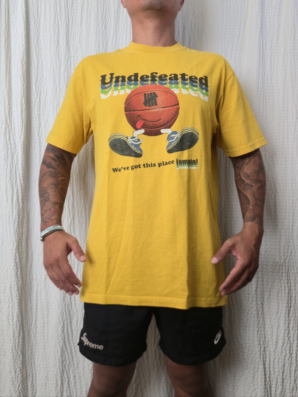 Vintage Undefeated Jumpin Shirt Large